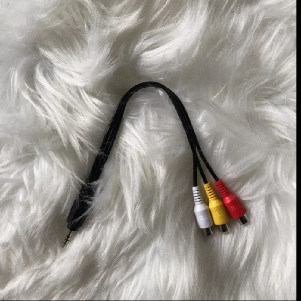 3.5mm Jack Plug Male to 3 RCA Adapter to Audio Video AV Cables